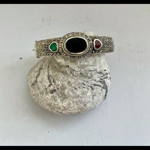 Silver and Marcasite Bangle bracelet